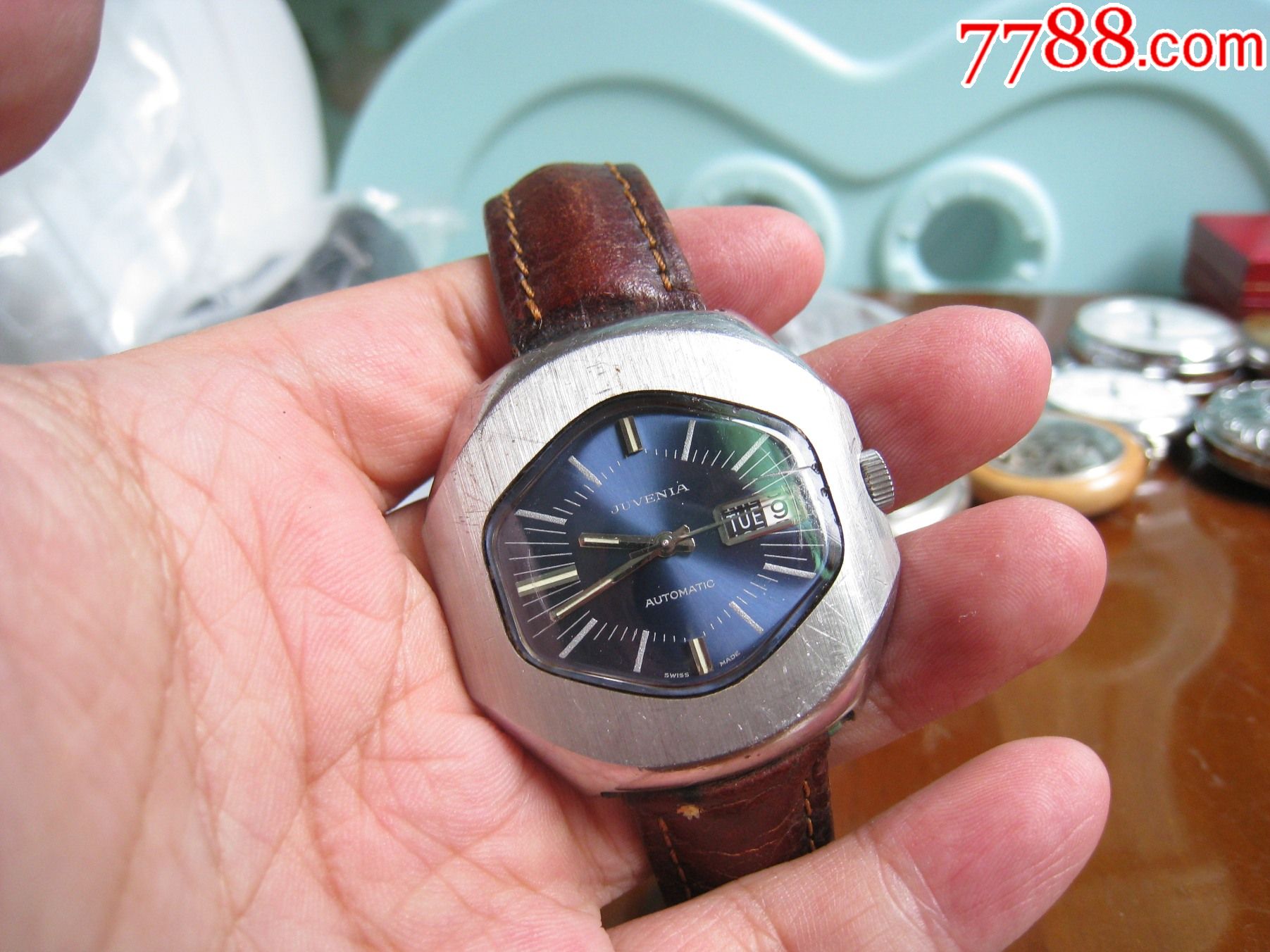 com)>首页>拍卖>手表/腕表>尊皇瑞士表【自动机械】男好品大号异形
