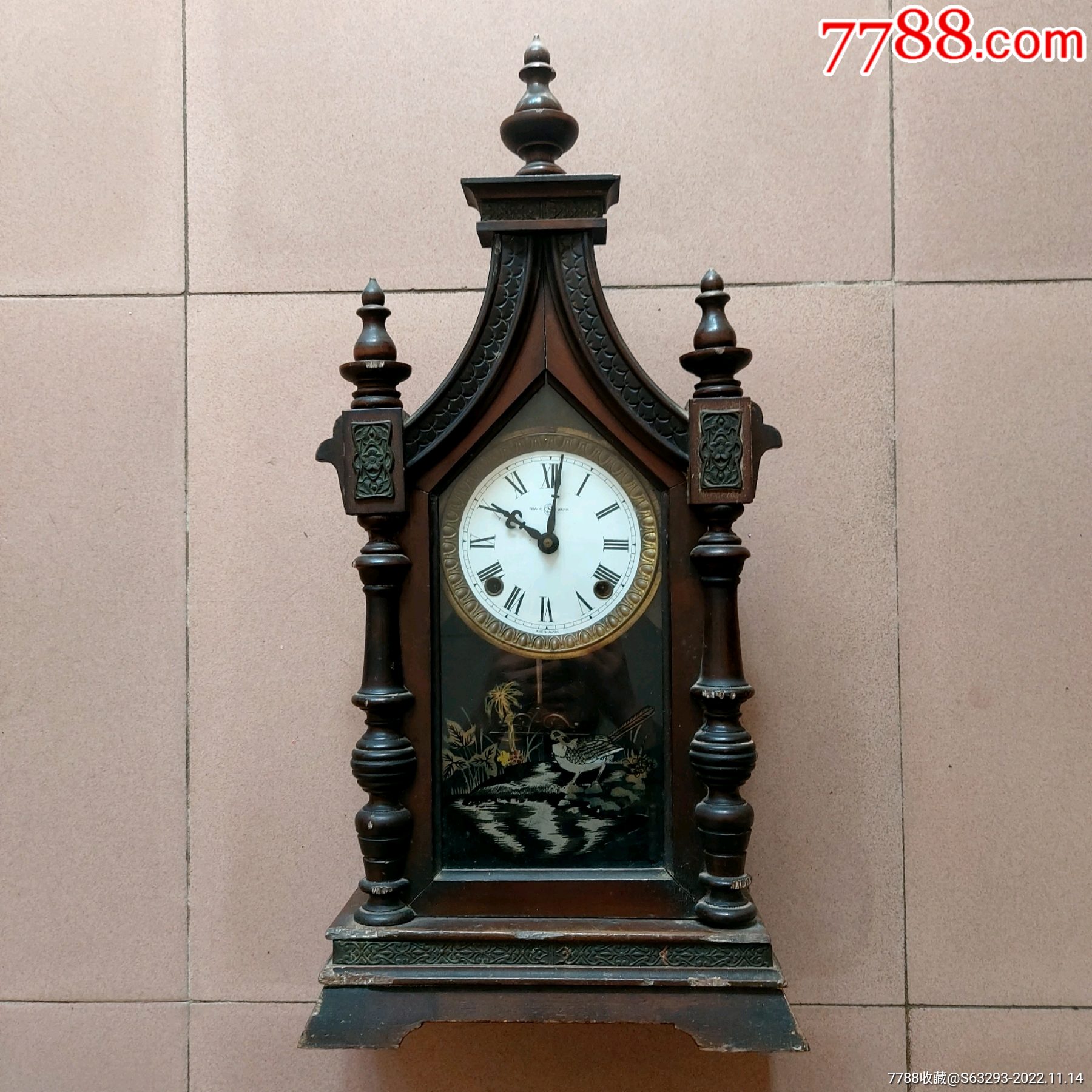 清末日本的精工舍座钟-价格:1380元-se90543267-座钟/落地钟-零售-7788收藏__收藏热线