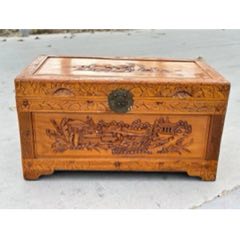 民国香樟木木箱木书箱老箱子老家具-木箱-7788旧书网
