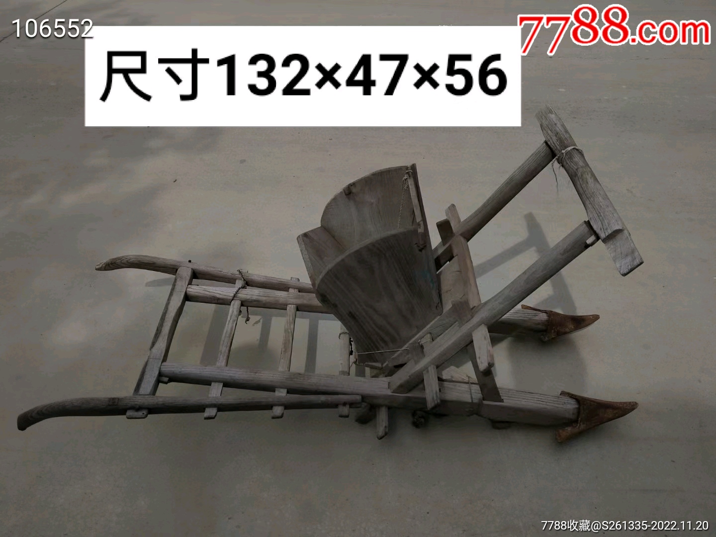 耧车，耧子，耧犁，播种工具，农耕文化展示，影视道具，-价格:458元-se90645742-农用工具-零售-7788收藏__收藏热线