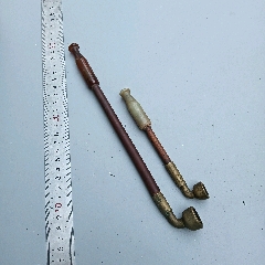 清代烧蓝银烟杆-价格:2600元-se85655813-烟杆/烟枪/烟锅-零售-7788