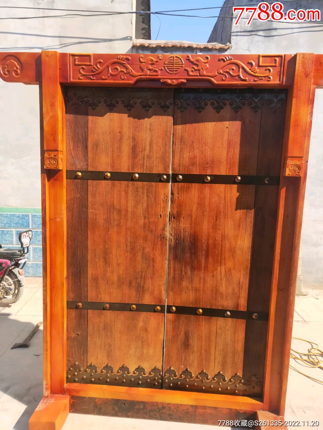 仿古大门，支持定做，需要的联系-价格:2980元-se90646293-木门窗-零售-7788收藏__收藏热线
