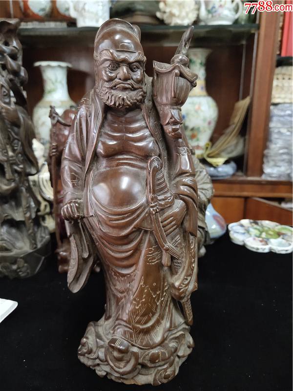 说不出的人物老木雕人_其他木艺品_东收西藏阁【7788收藏__收藏热线】
