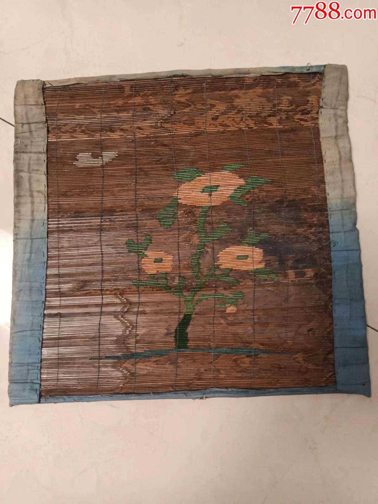 清代老物件文玩文房四宝系列(绣花湘妃竹竹帘卷笔帘)香妃竹斑竹古董博物馆藏品_其他文房用具_玩古论金【7788商城】