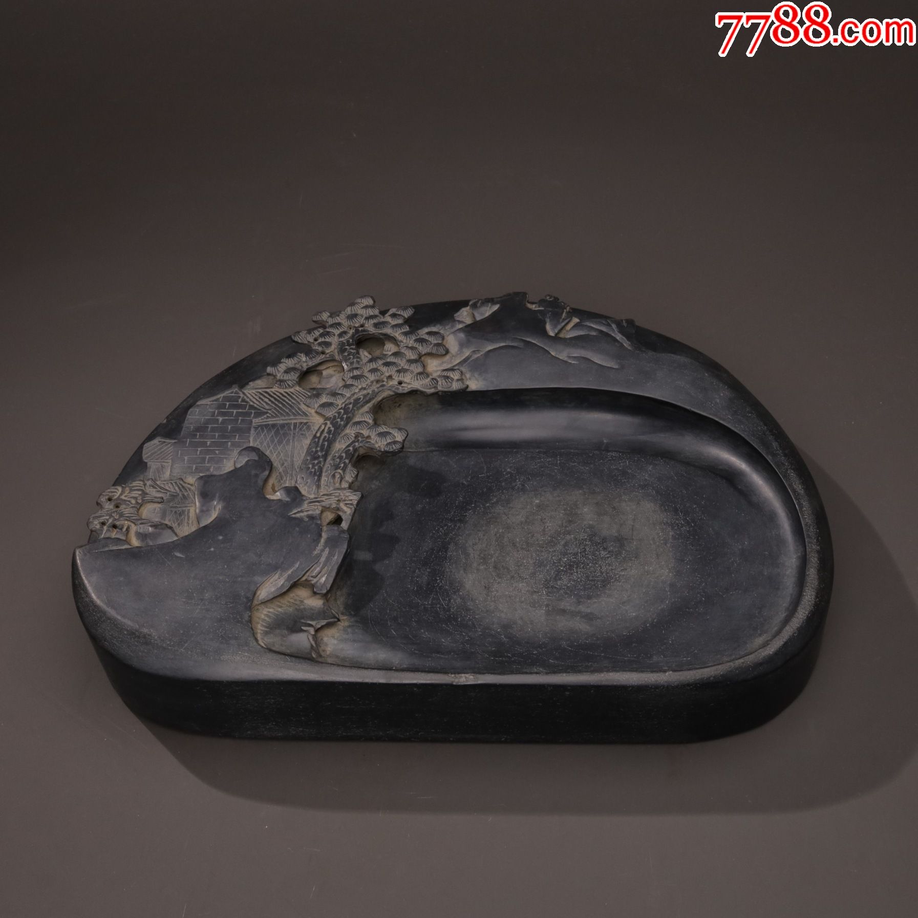 旧藏歙砚:云海仙居_歙砚/龙尾砚_熙宝之斋【7788收藏__收藏热线】