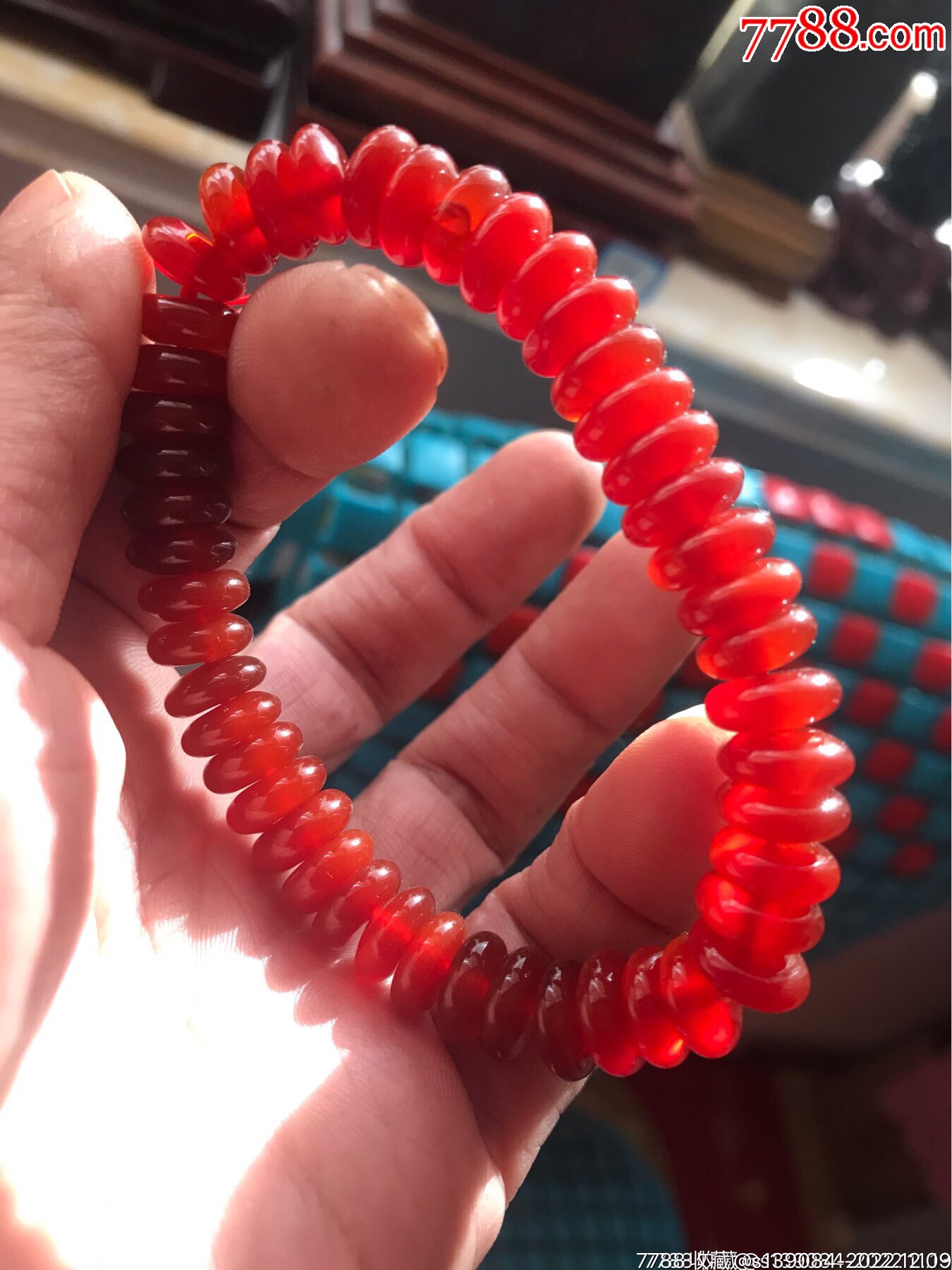 北红玛瑙手串,黑龙江逊克酒红玛瑙_玛瑙_鉴别图片_收藏价格_7788陶器