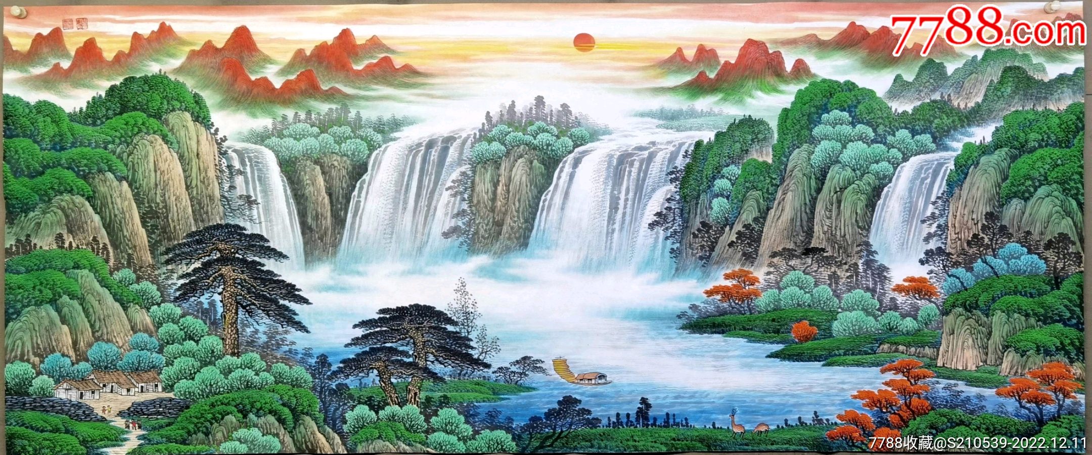 周章才,小八尺240x98cm-价格:1580元-se91031165-人物国画原作-零售-7788收藏__收藏热线