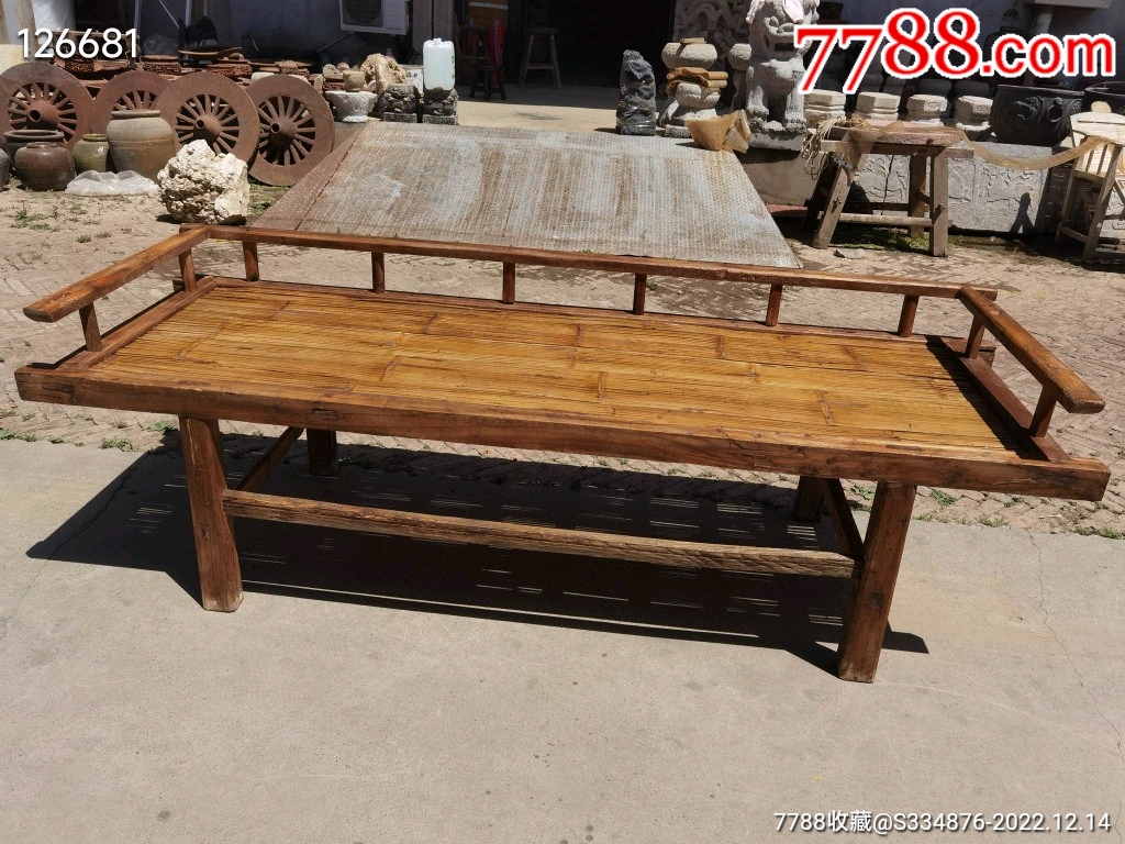 刚拉回一车小竹床，有要的老板联系_木床/木榻_文玩小商铺【7788收藏__收藏热线】