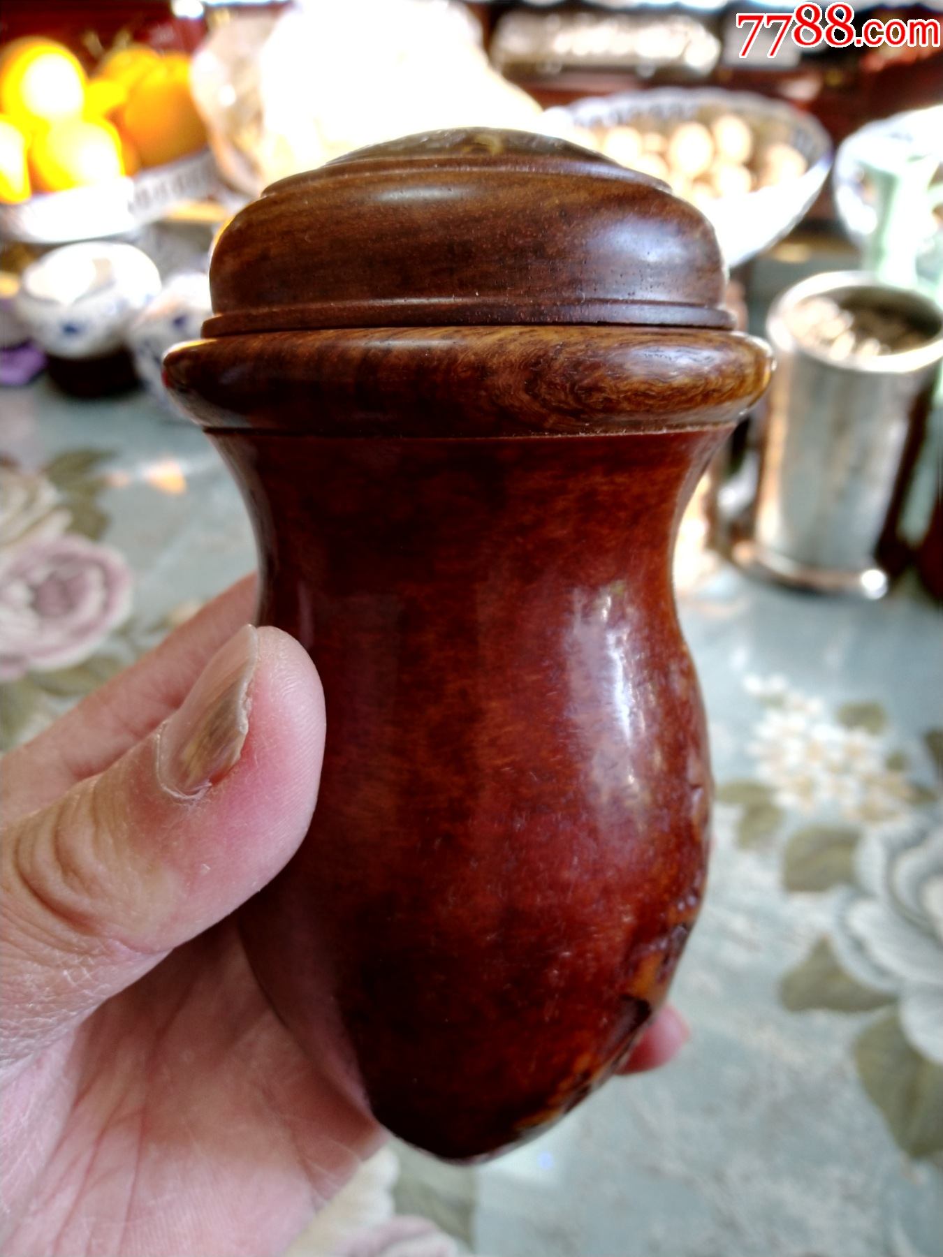 葫芦,匏器,老葫芦,老匏器,范制,大鹏展翅,包浆璀璨。梨木镶口,天然蒙芯。-价格:500元-se91216343-手捻葫芦/葫芦制品-零售 ...
