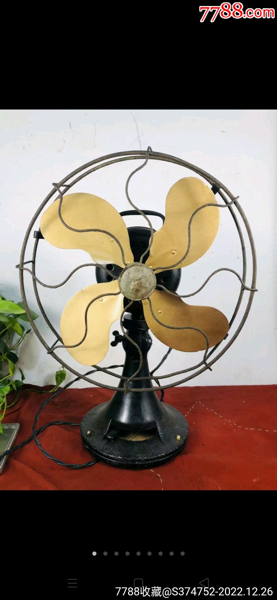 调速正常!摇头正-价格:3200元-se91236055-电风扇-零售-7788玛瑙收藏