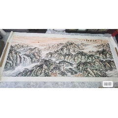 徐悲鸿《漓江春雨图》木版水印（缩本）、-山水国画原作-7788旧书网