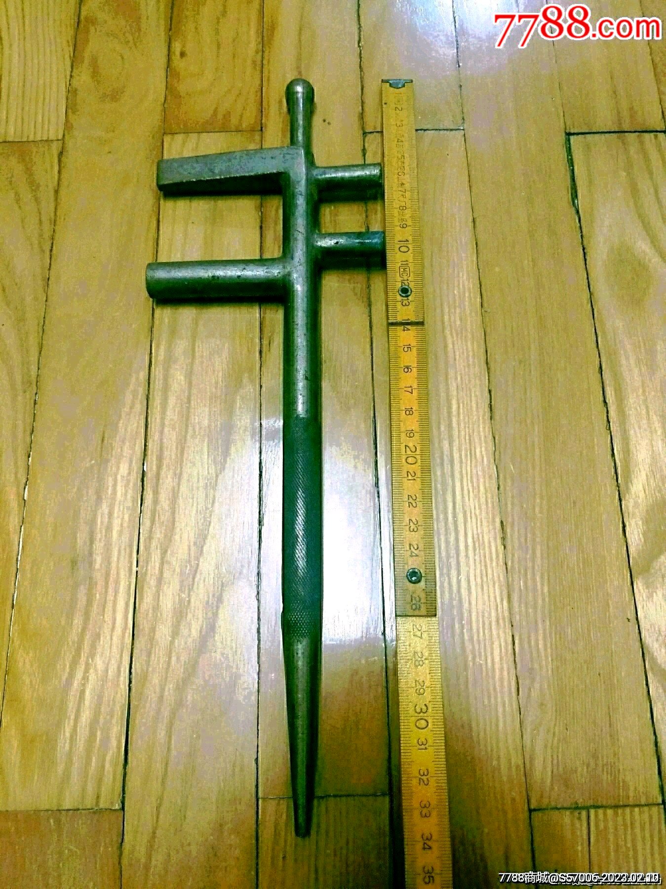 民国独门兵器铜拐子(包快递)_旧铜器_平安久久【7788收藏__收藏热线】