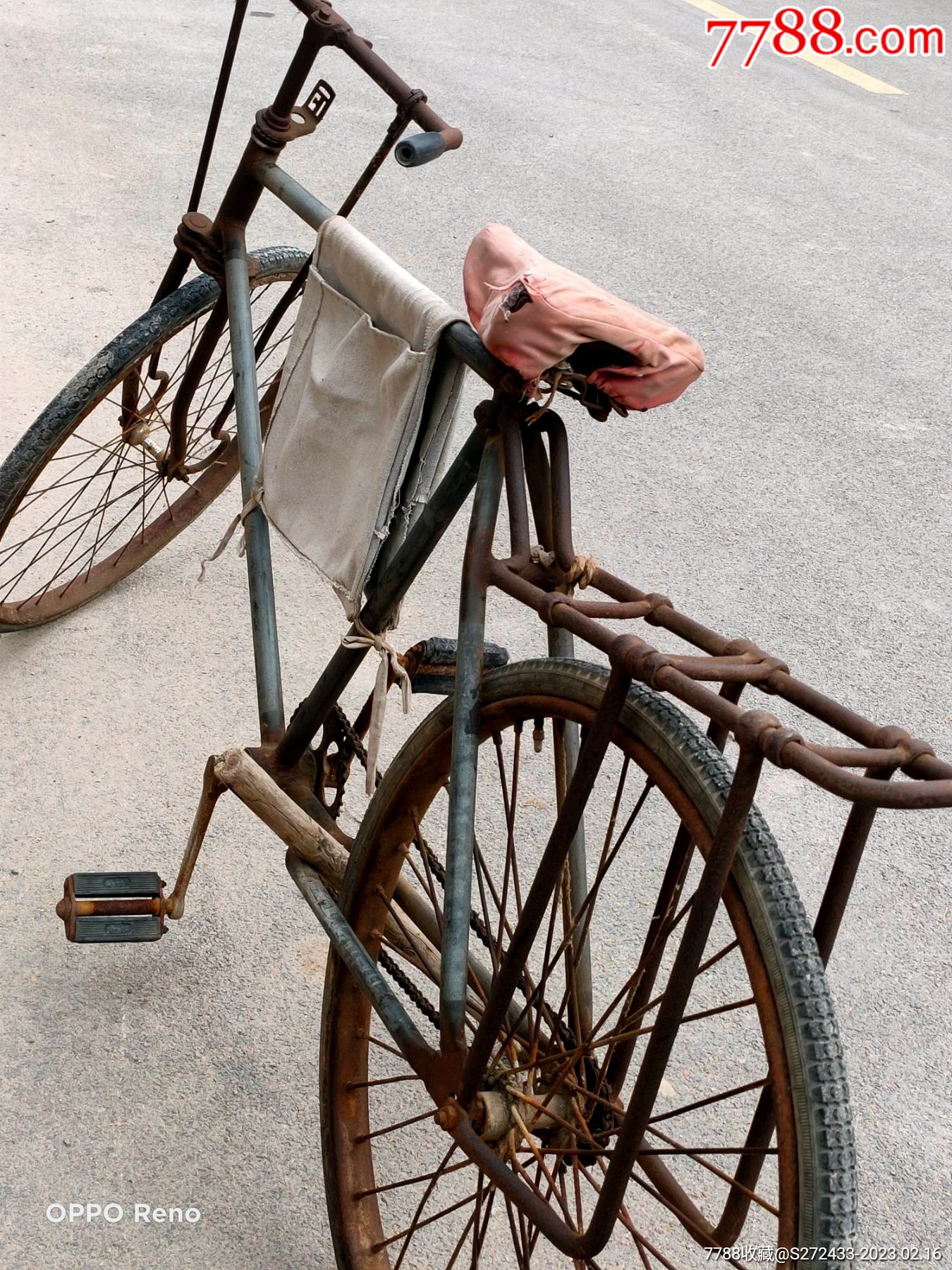 1:10二八大杠老凤凰自行车模型合金车脚踩车80年代回忆复古摆件-阿里巴巴