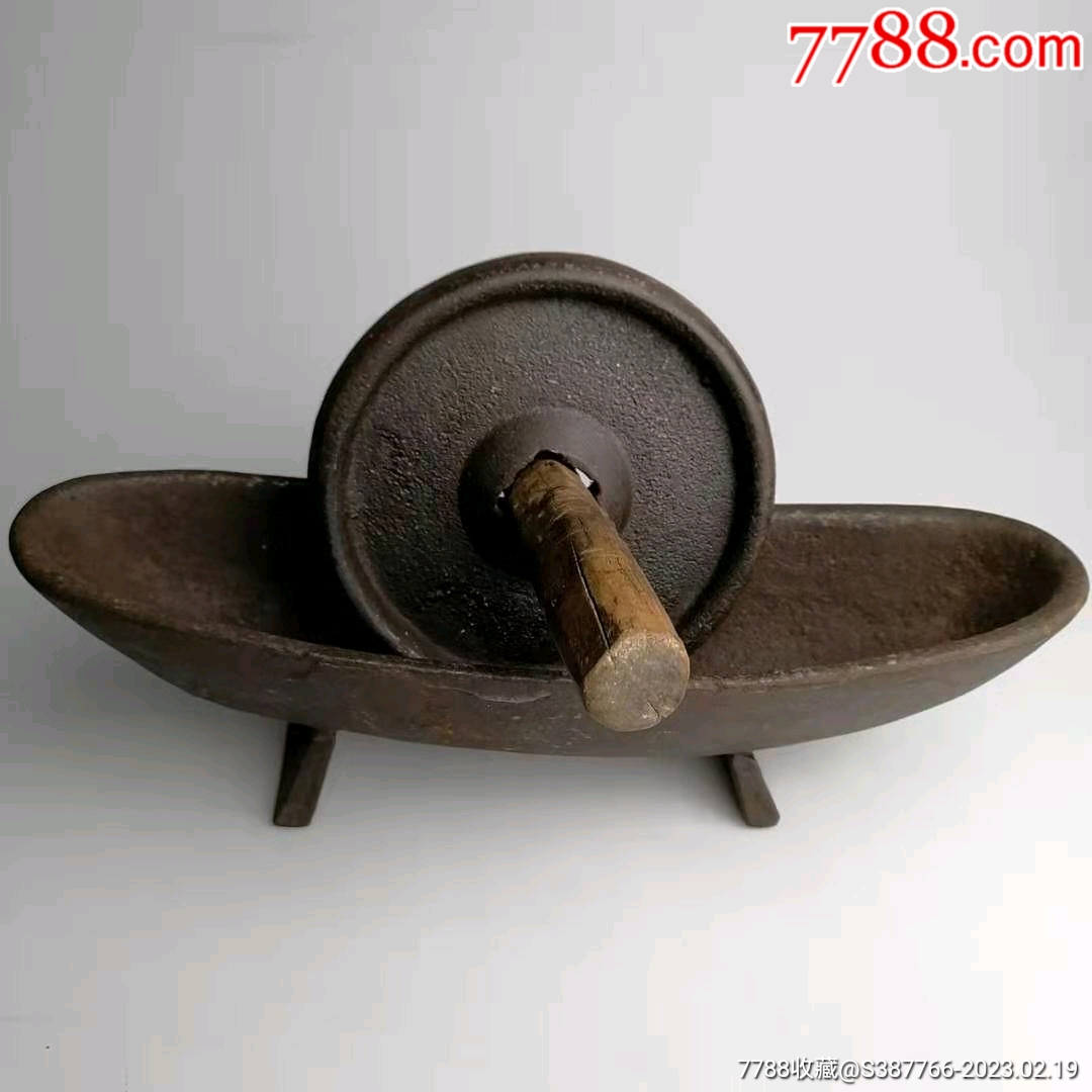 中医工具铁药碾子-价格:1200元-se92055324-墨盒/墨匣-零售-7788昌化