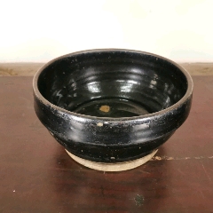 民国黑釉瓷笔洗