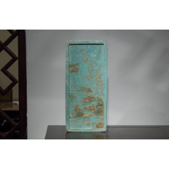 稀有清乾隆御用綠墨墨錠（鑒賞為主）注：真有喜歡的藏友想要，請(qǐng)事先聯(lián)系本人(se92073330)_雅亭軒