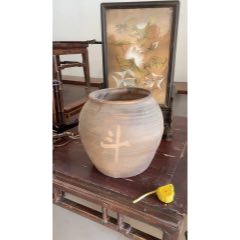 清代大号老水缸，古代大户人家的东西。品相完美，古朴典雅。_灰陶_鉴别