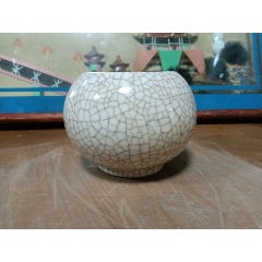 中国 仿哥釉 碗 八客 哥釉大碗-单色白瓷-7788旧书网