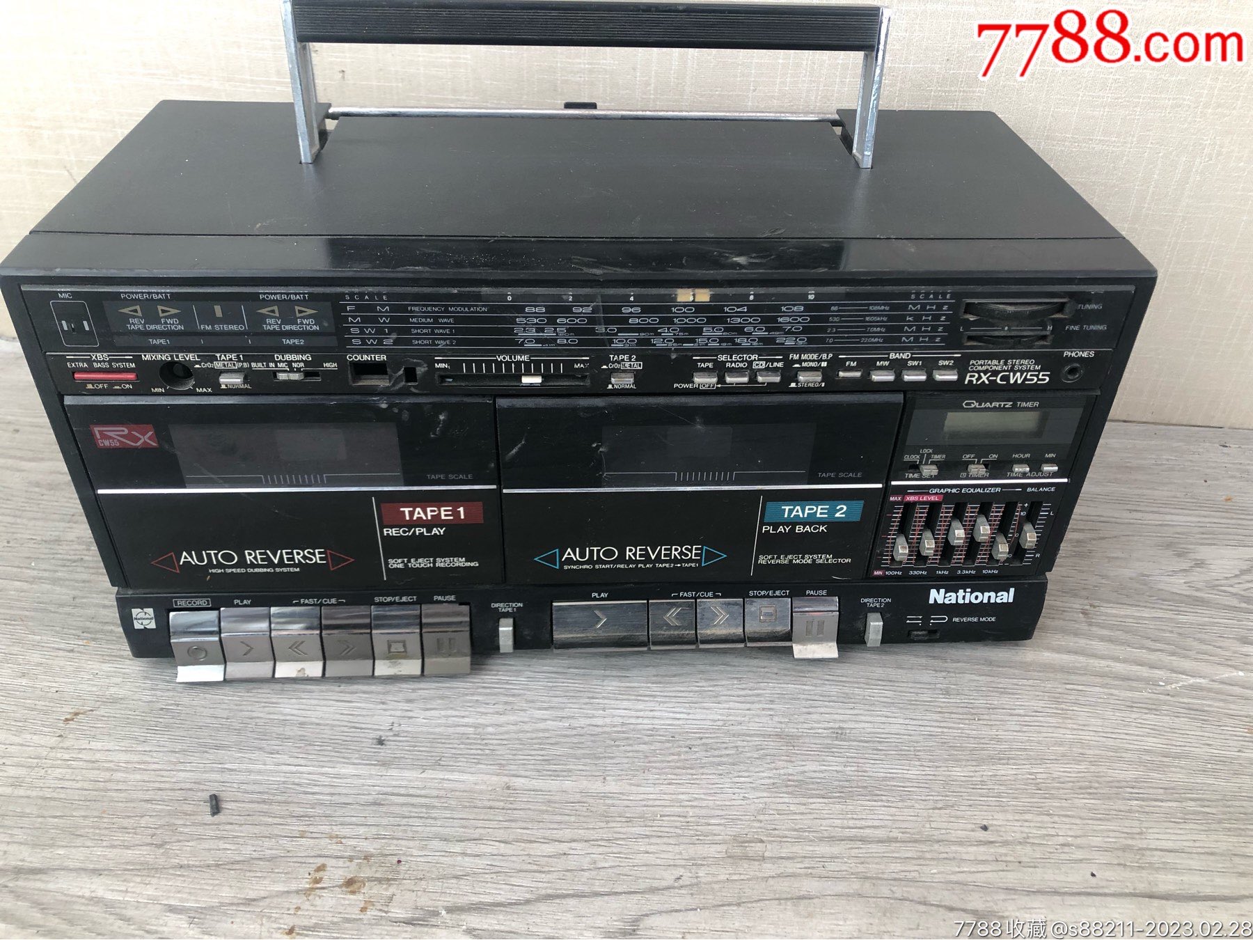 松下收录机主机-价格:225元-se92287250-三用机/两用机-零售-7788唐卡