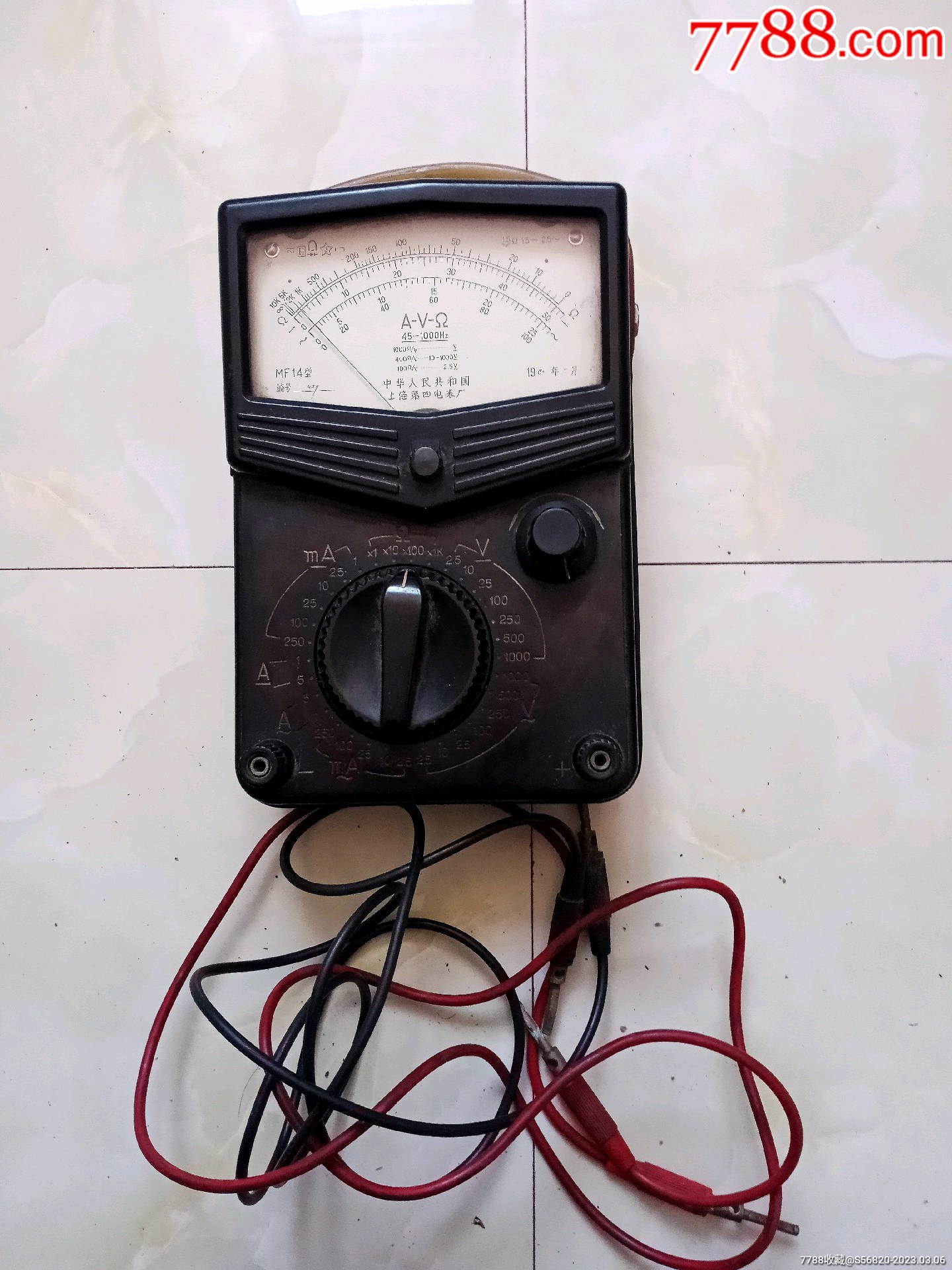万用表mf14型-价格:100元-se92404800-万用/万能表-零售-7788手表收藏