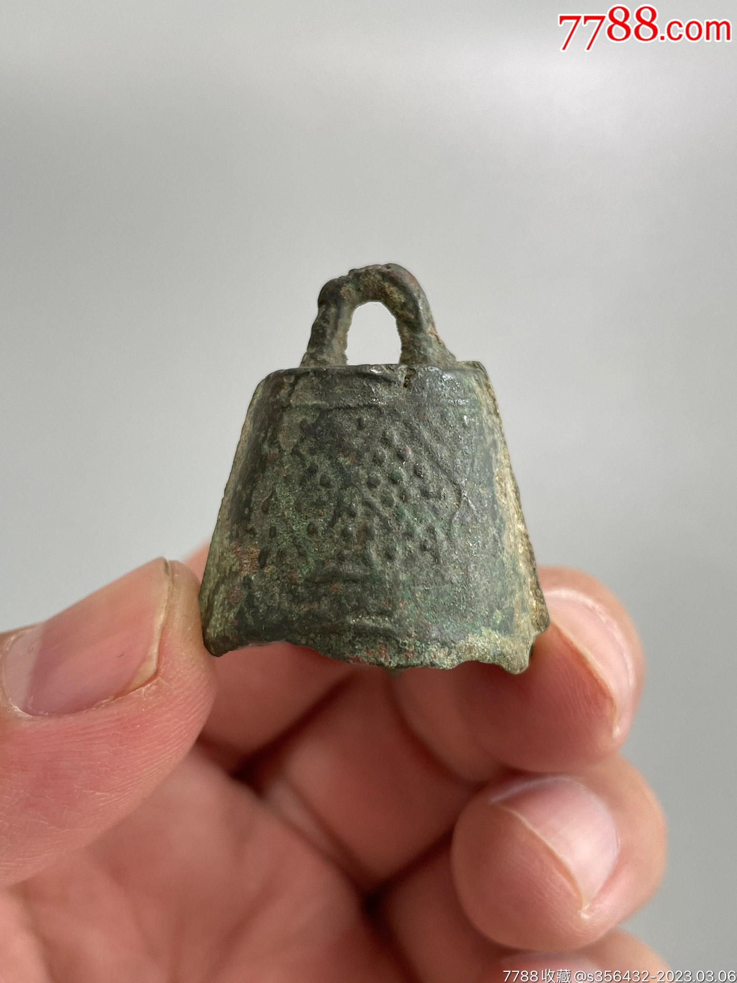 战汉莆纹青铜铃铛-价格:120元-se92417070-铜铃/铃铛-零售-7788唐卡