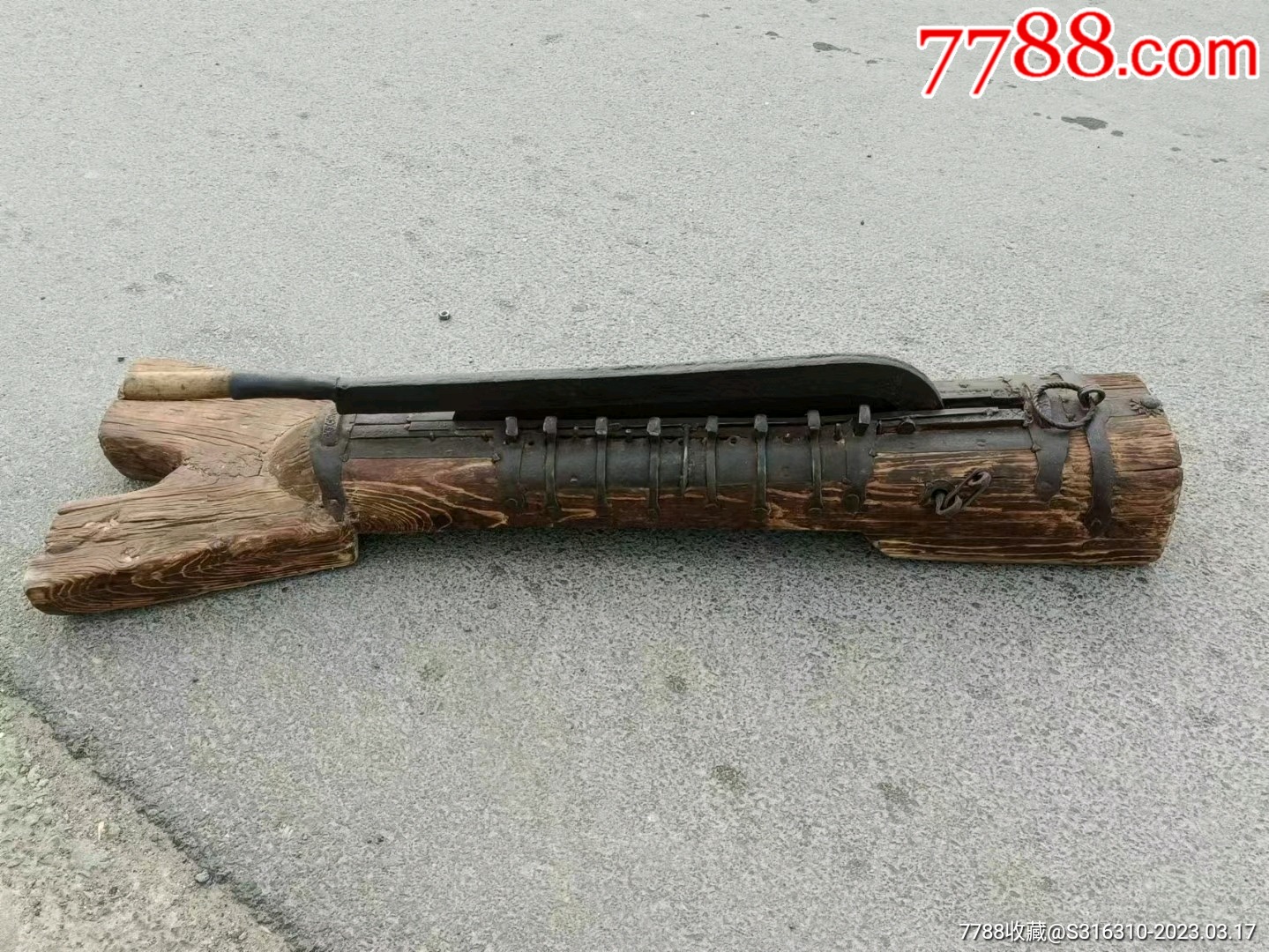 老铡刀,燕尾铡,寓意好_农用工具_古艺珍藏阁【7788收藏__收藏热线】