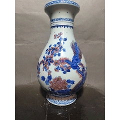 青花釉里红花瓶_青花瓷_义宝阁【7788旧书网】