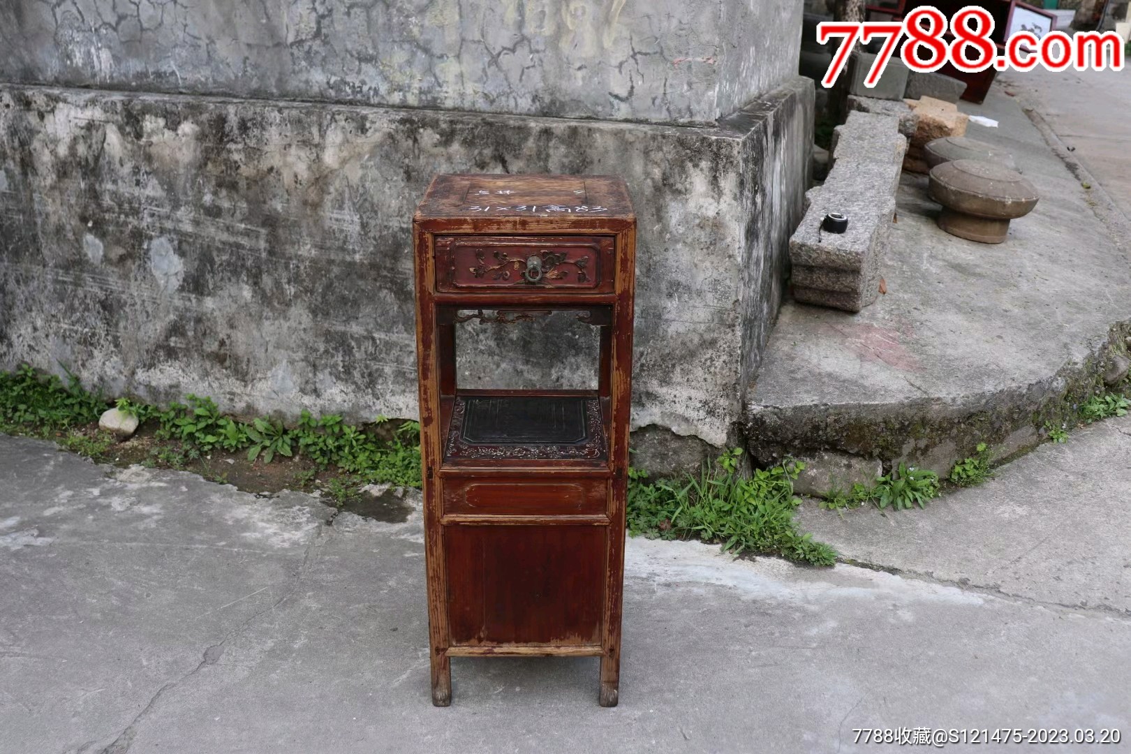 民俗老物件怀旧老家具,老木雕茶几,花几,花架,花盆景架,茶柜,置物柜,餐柜特_其他木艺品_旧时光古玩斋【7788收藏】