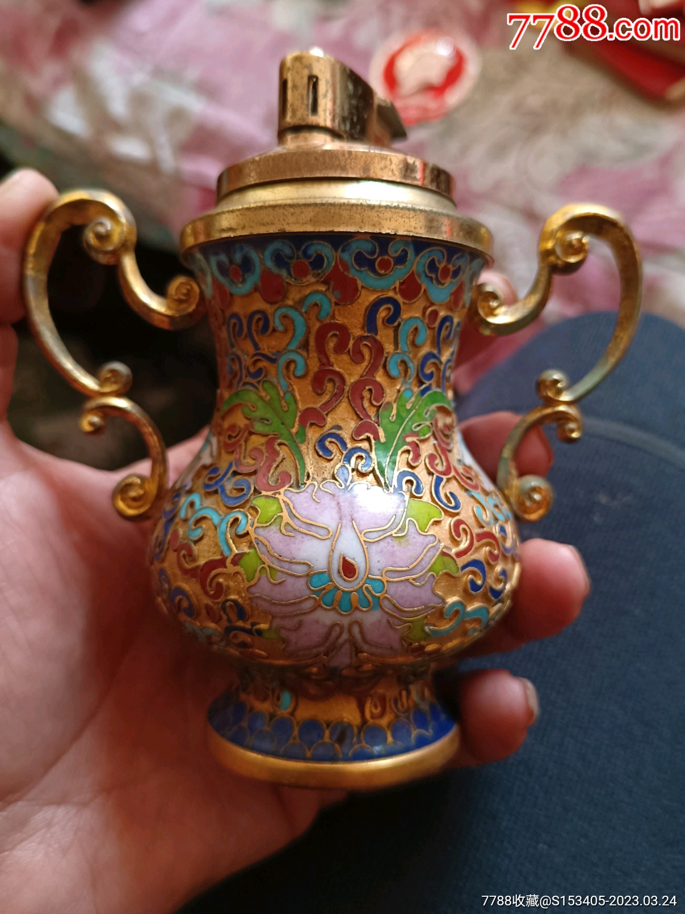 景泰蓝打火机_其他景泰蓝/珐琅_溪源古玩【7788旧书网】