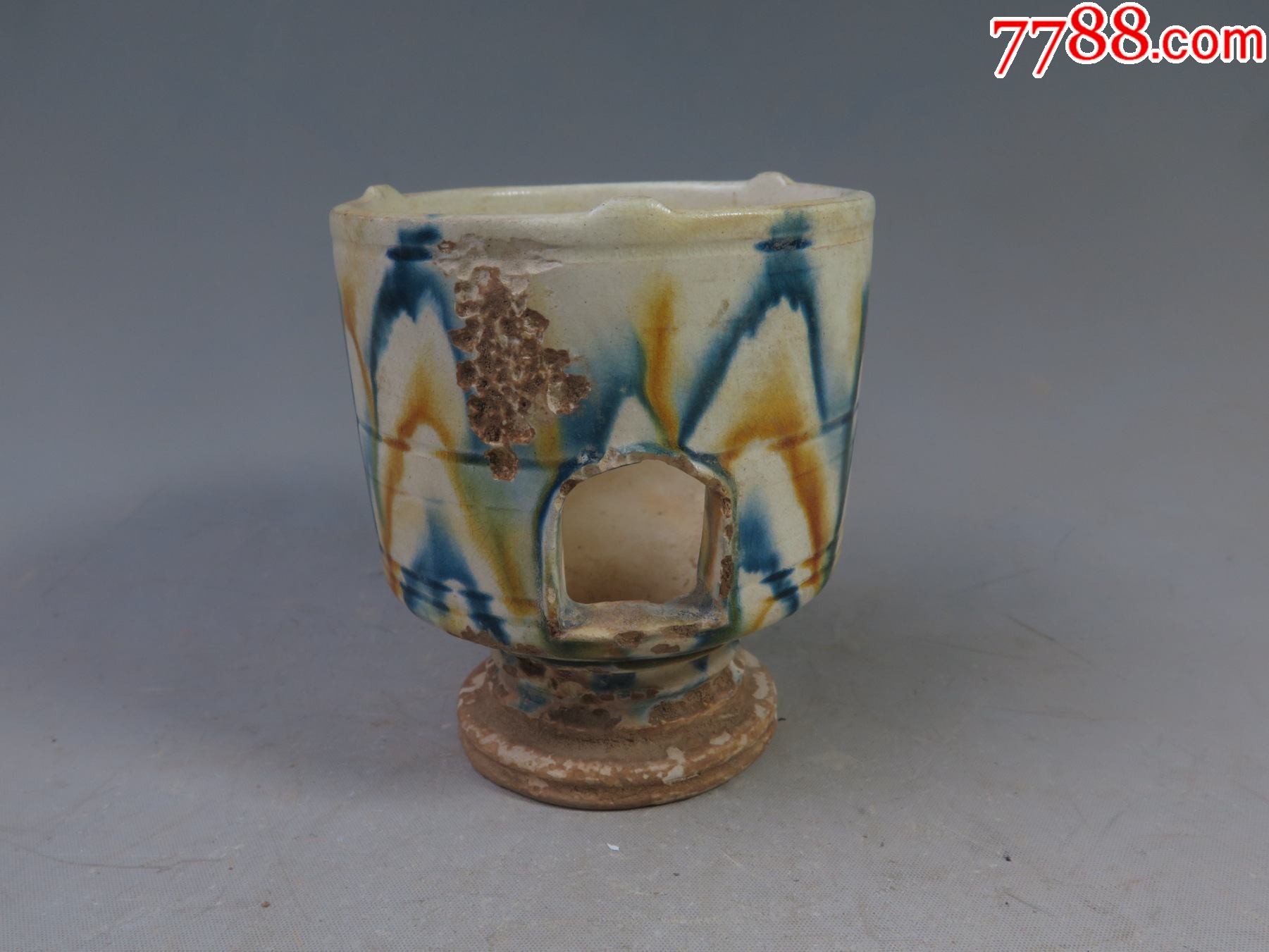 唐三彩 三彩獅子 SANCAI LION FIGURE 盛唐～中唐（8世紀） High Tang - Middle