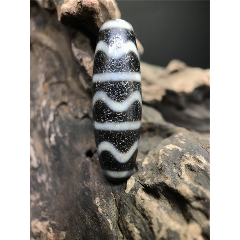 一口价玛瑙水纹天珠虎牙天珠项链吊坠佛珠子特价