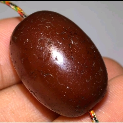 藏传老珠子老料红玛瑙珠子鼓珠桶珠