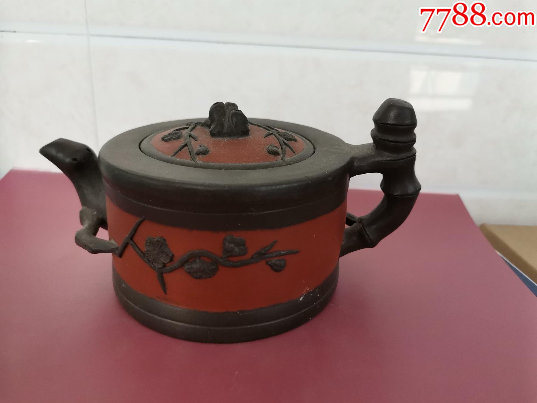 年份不是很长的紫砂壶一把(浙江诸暨宣山名茶公司)_紫砂壶_任城古玩