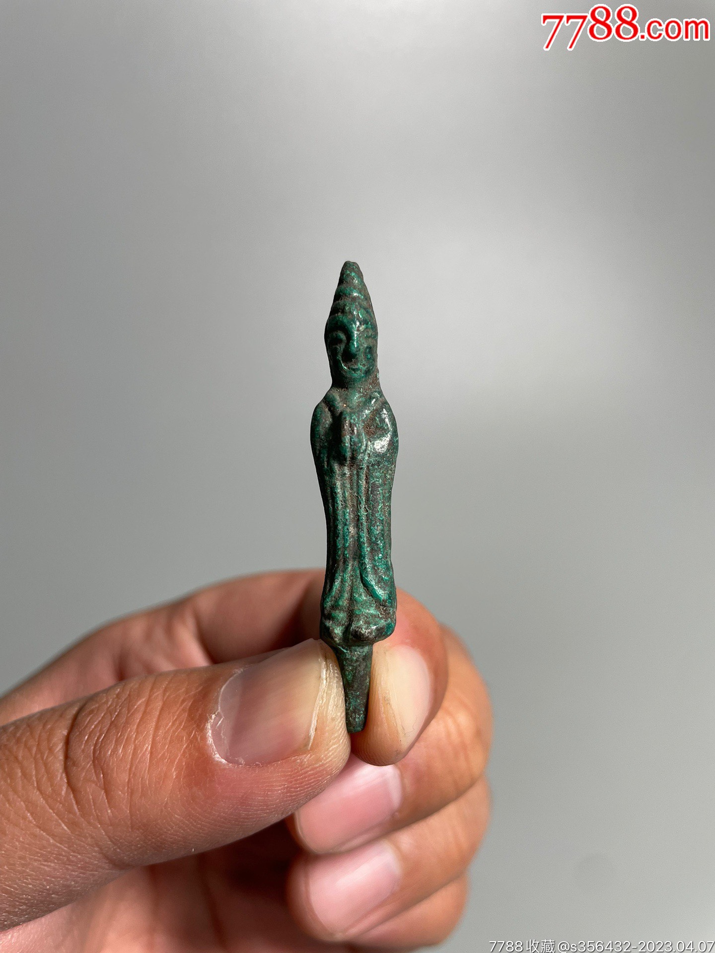 隋唐青铜小插佛