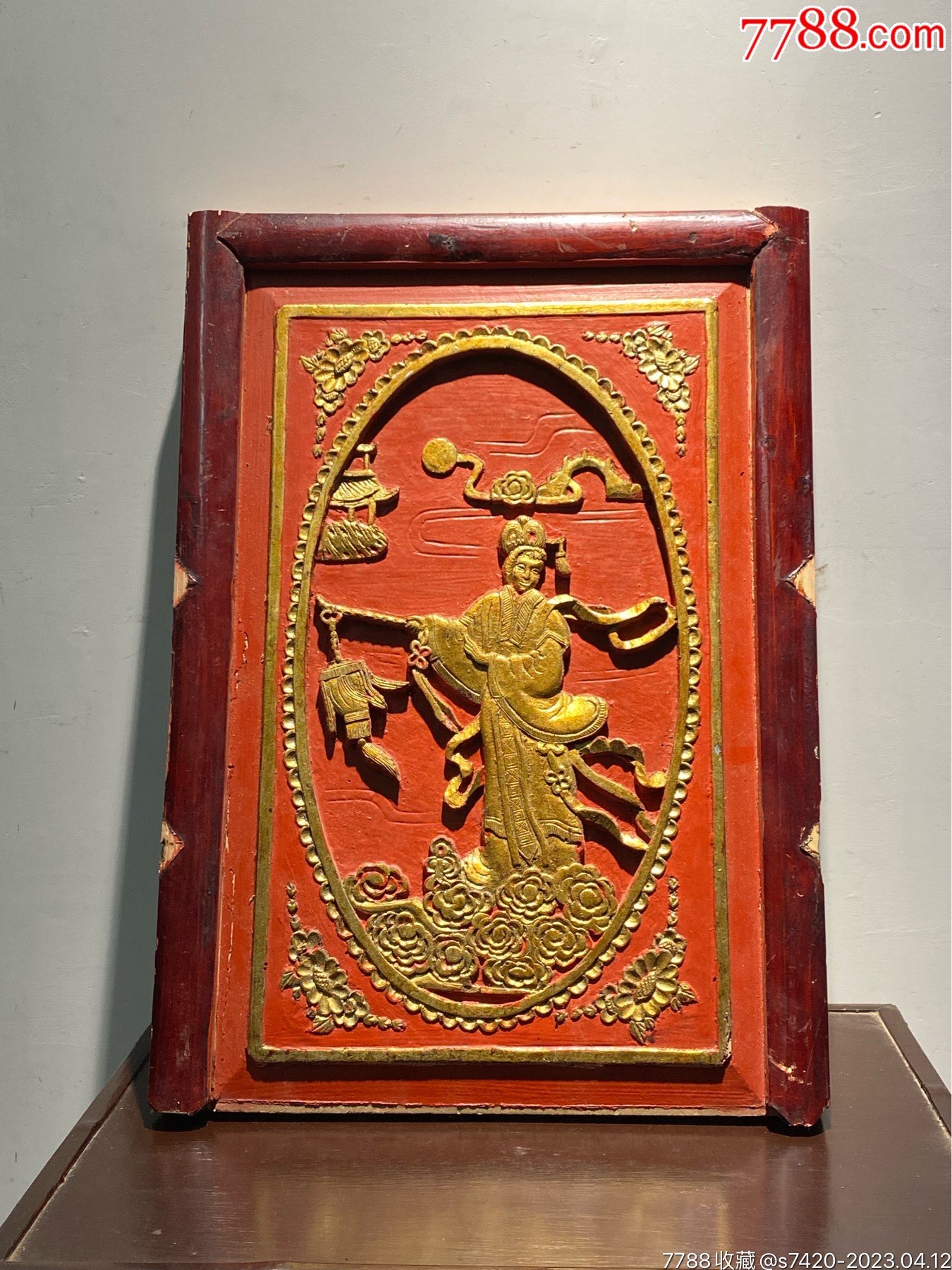 特价，精美人物老木雕，大尺寸_木雕花板_图片赏析_收藏价值_7788画报