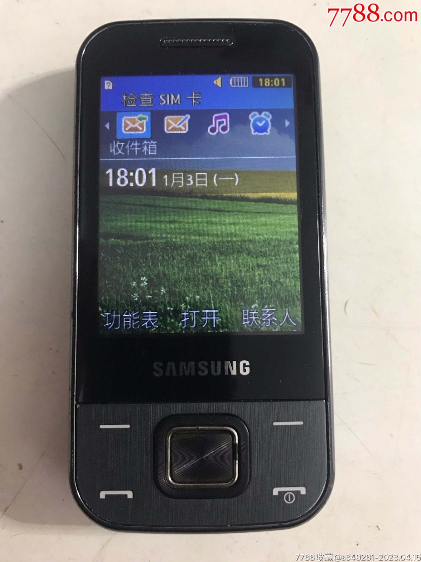 Samsung/三星 C3050C 老人学生滑盖手机 正品 特价送电池 包邮_励志通讯城