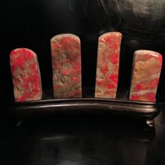 昌化鸡血石_昌化石_兰亭序寿山石【7788红宝书】