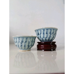 青華 青花 香炉 清中期德化窑青花山水纹香炉-青花瓷-7788旧书网