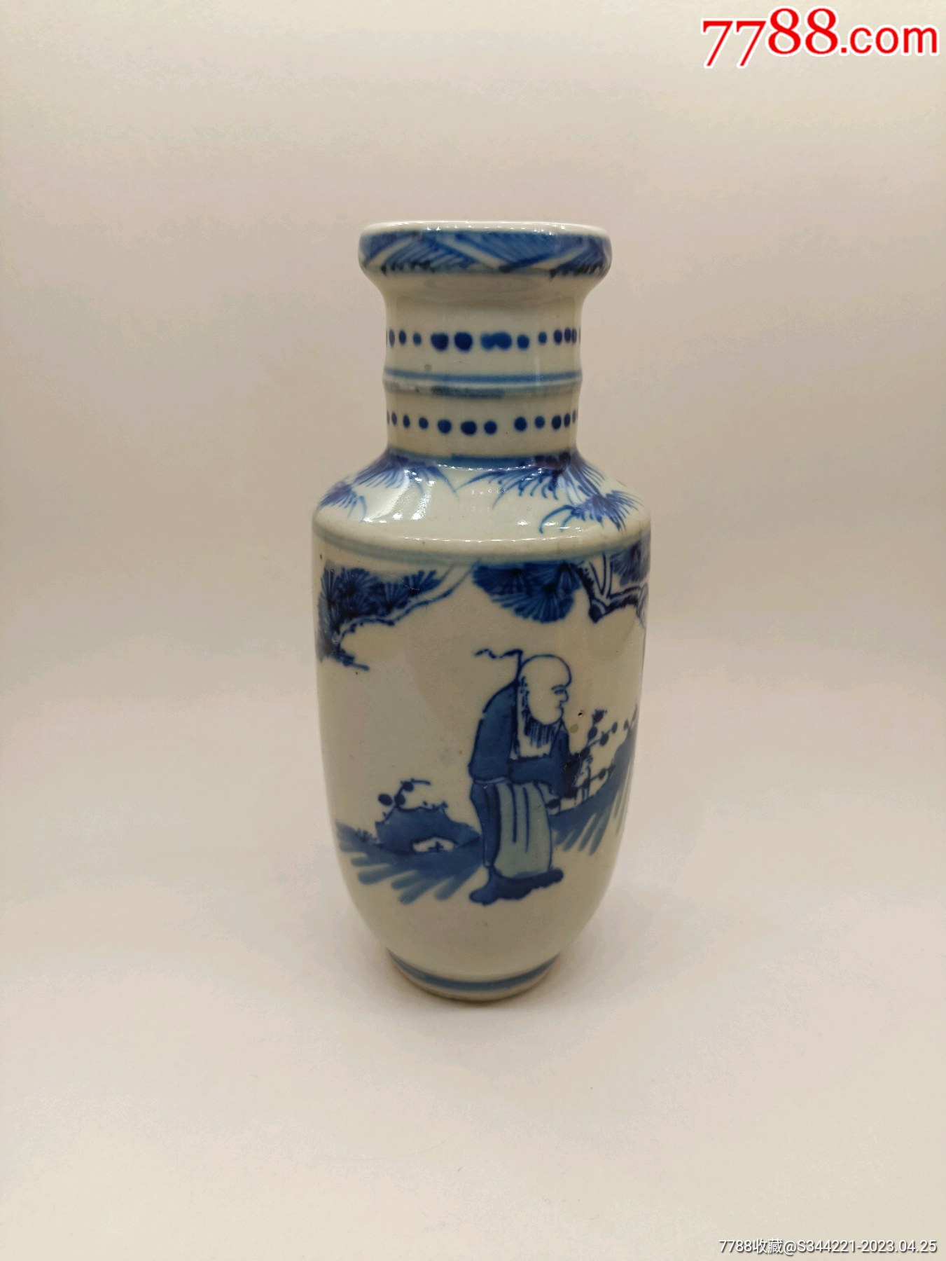 雙藍(lán)圈青花人物鼻煙壺母壺_價(jià)格13999元【永和堂雜項(xiàng)】_第2張_7788收藏__收藏?zé)峋€
