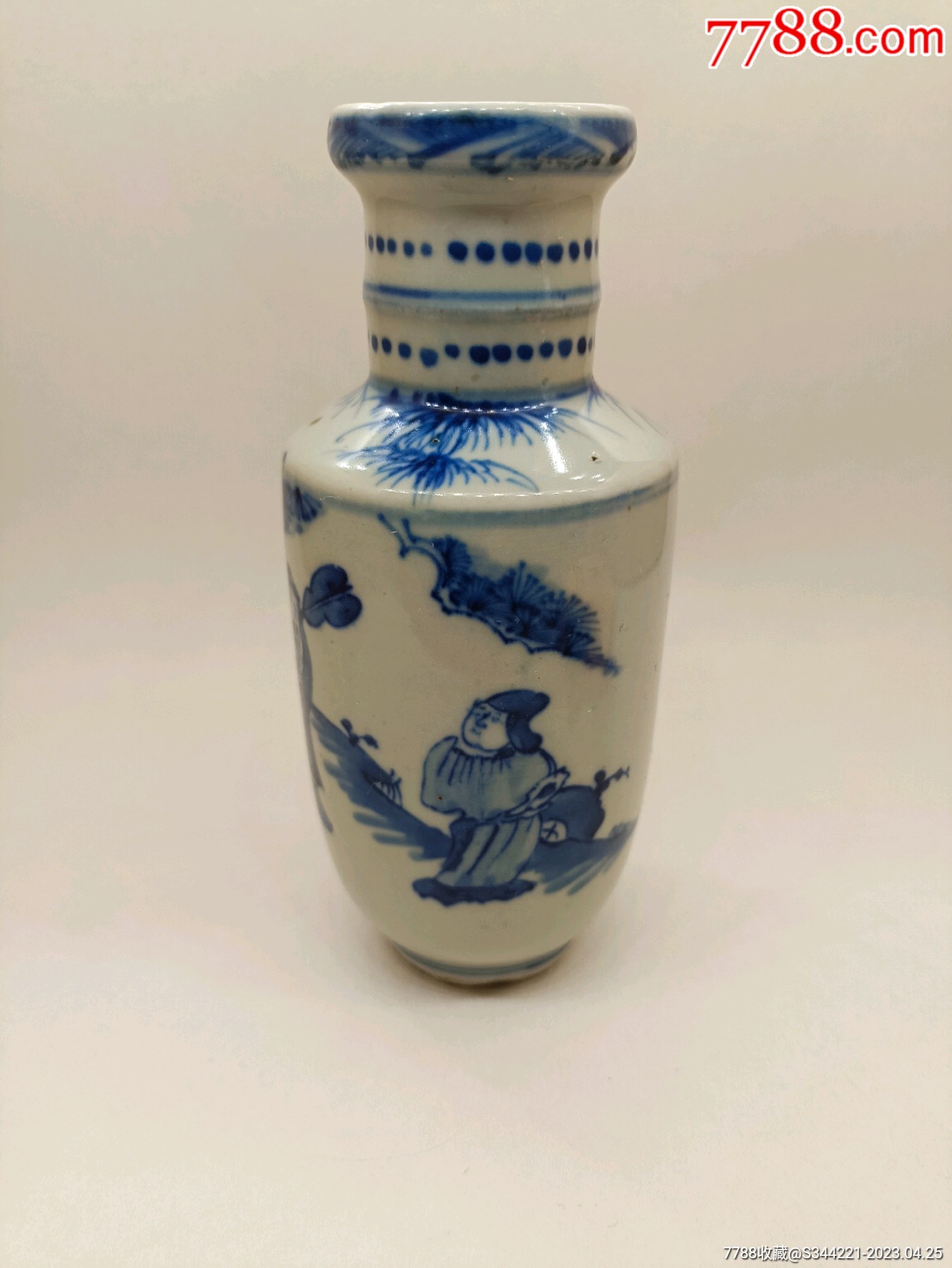 雙藍(lán)圈青花人物鼻煙壺母壺_價(jià)格13999元【永和堂雜項(xiàng)】_第3張_7788收藏__收藏?zé)峋€