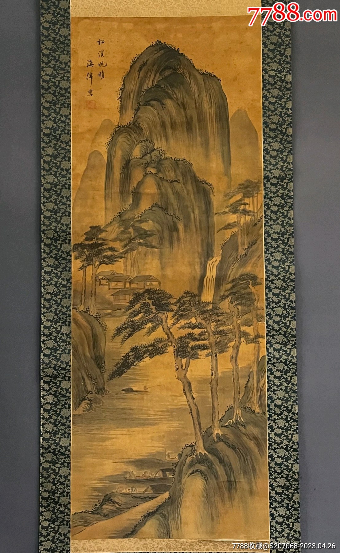 清代名家老画_山水国画原作_作品欣赏_收藏价值_7788油画收藏