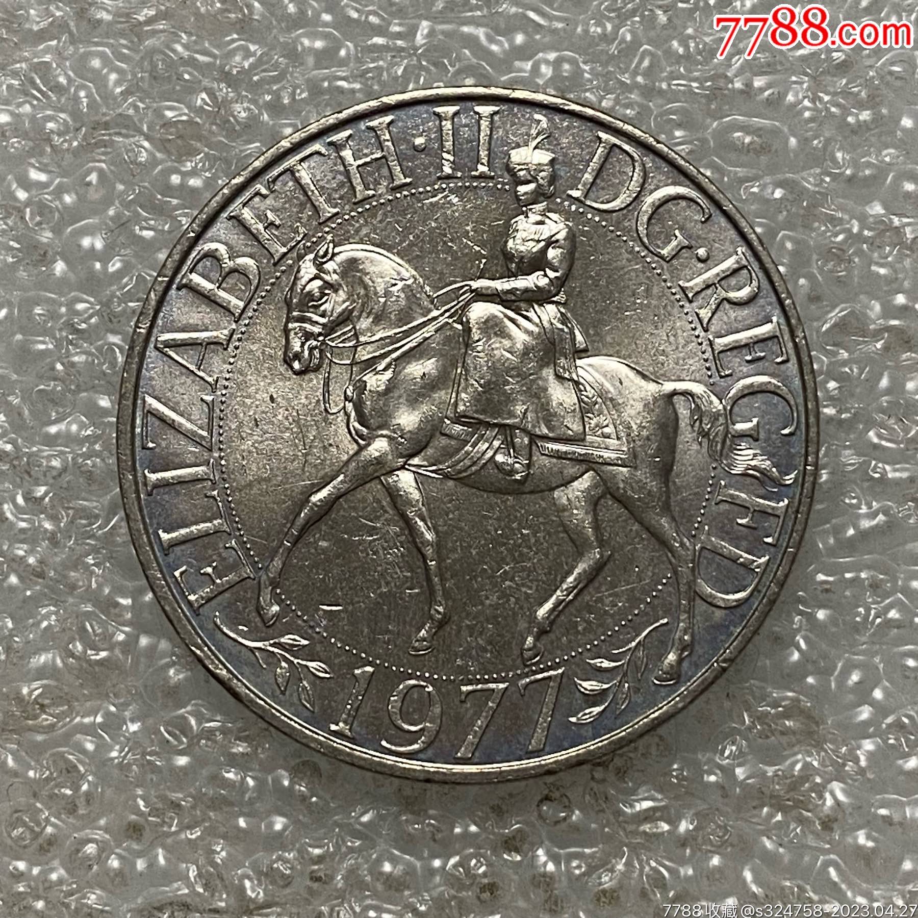 英国1977年25便士女王登基25周年克朗型纪念币-价格:18元-se93544209-英国钱币-零售-7788收藏__收藏热线