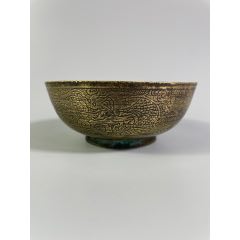 民国云龙纹刻铜供碗-价格:650元-se93616339-铜皿/盛具-零售-7788核雕