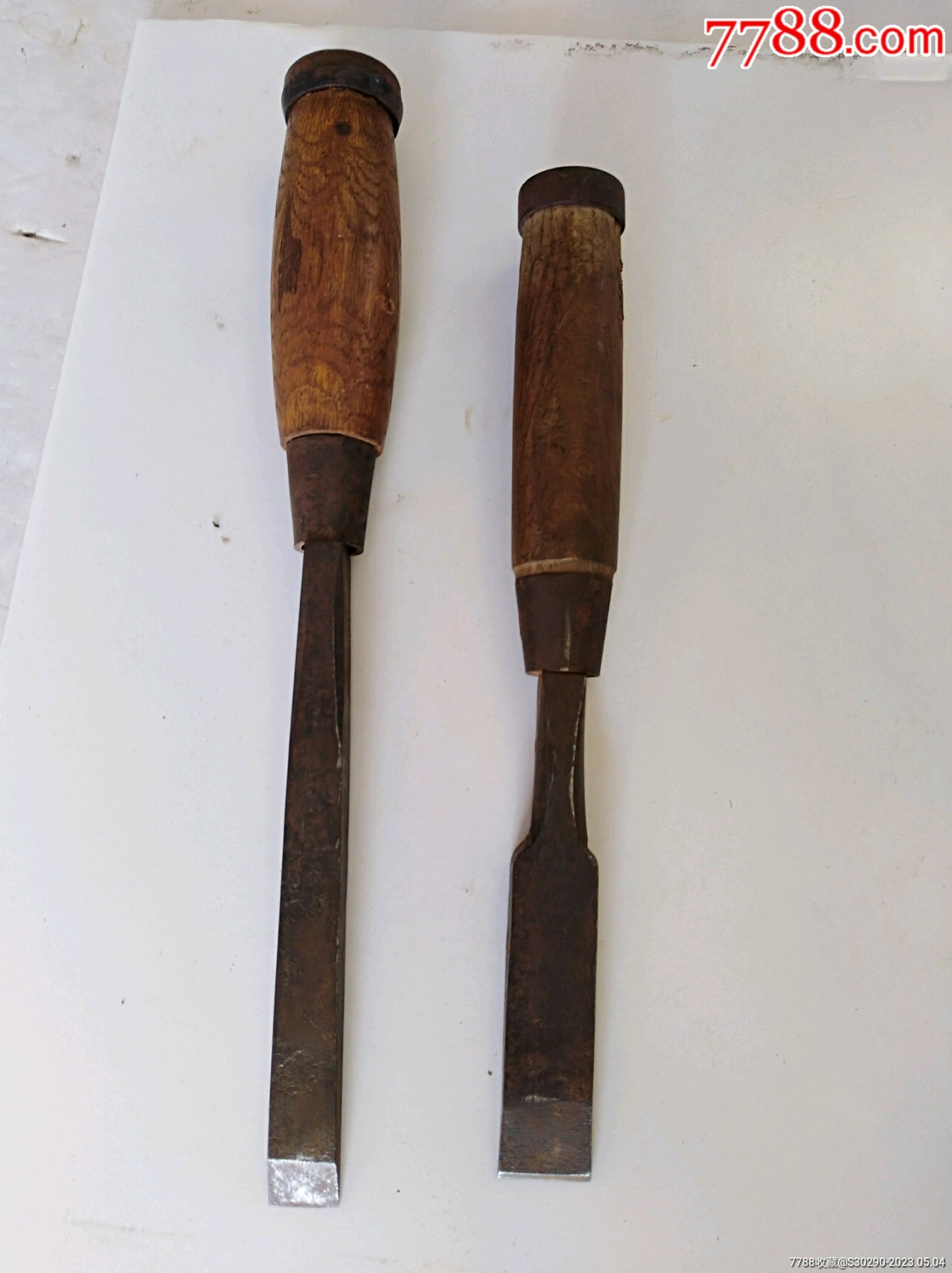 凿子2把合售_墨斗/木工用具_图片收藏_回收价格_7788老照片