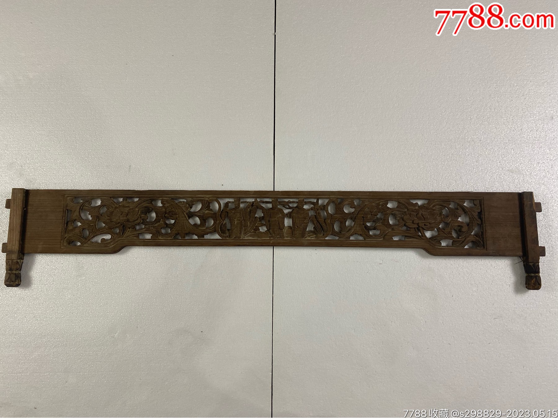 清代镂空人物门楣横楣-价格:158元-se93915963-木雕花板-零售-7788收藏__收藏热线