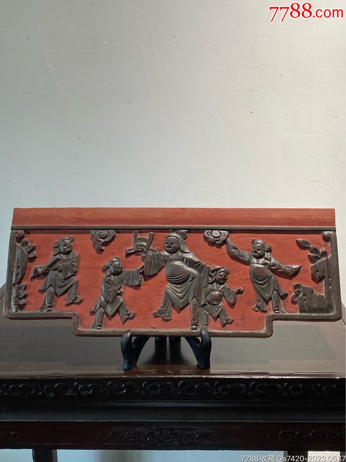 特价,清代精美人物木雕,五子夺魁-价格:158元-se93946872-木雕花板-零售-7788收藏__收藏热线