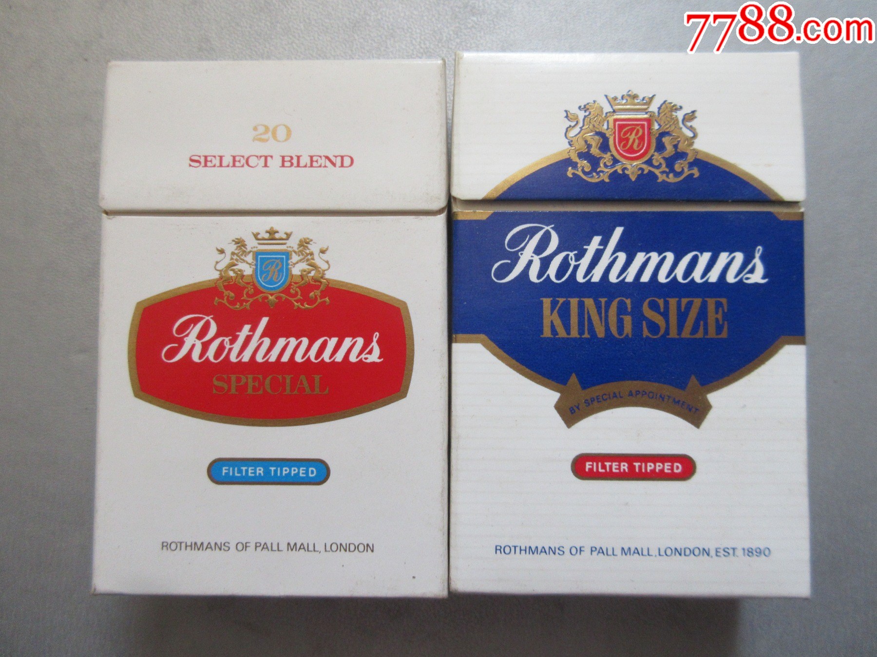 Rothmans=乐富门【2种合售】_烟标_福瑞阁【7788收藏__收藏热线】