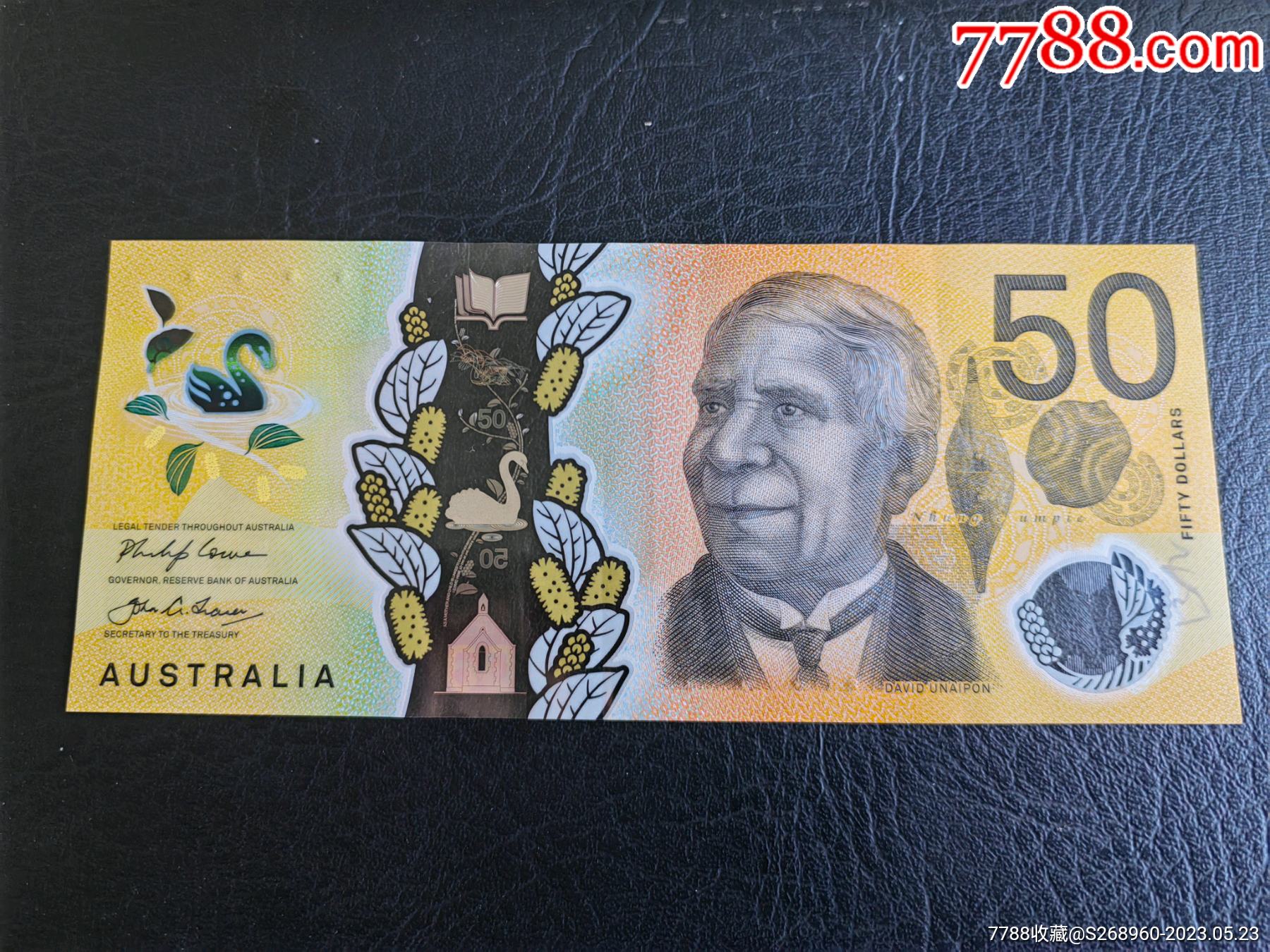 Australia's central bank prints 46 million $50 notes with a typo