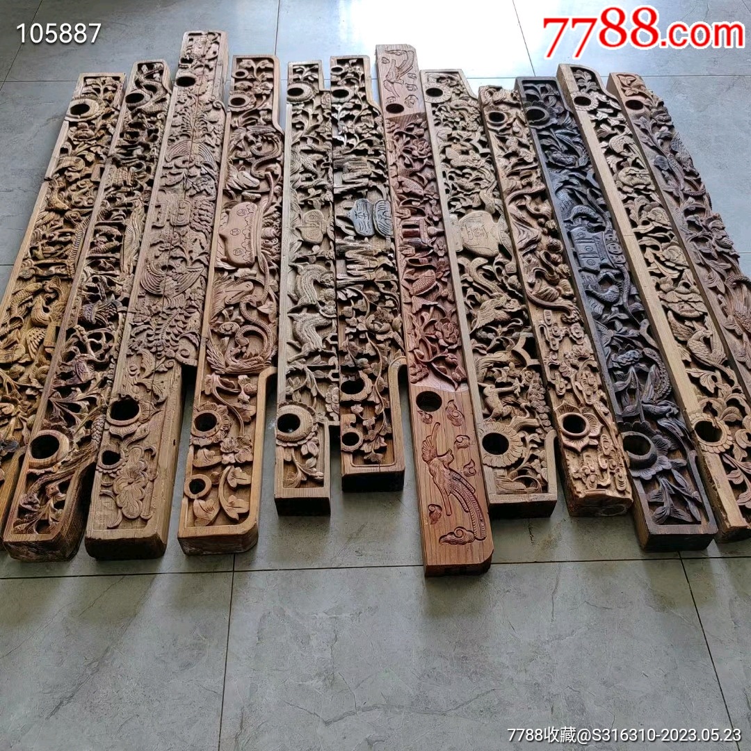 老花梁,装修的来,单价_木雕花板_古艺珍藏阁【7788收藏__收藏热线】