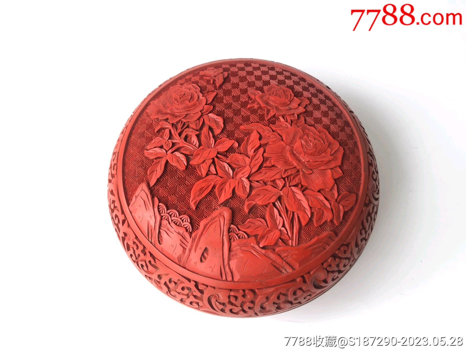 唐物 【彫漆 剔紅】 堆朱極細工 花紋彫刻 銅胎七宝 3点まとめ T−482 唐物 【彫漆 剔紅】 堆朱極細工 花紋彫刻 銅胎七宝 3点まとめ T